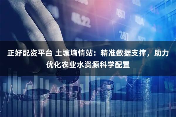 正好配资平台 土壤墒情站：精准数据支撑，助力优化农业水资源科学配置